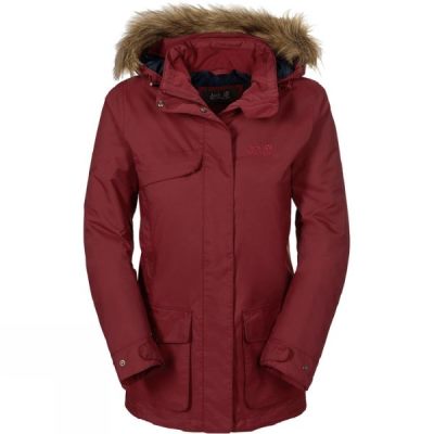 Parka Jack Wolfskin Kelowna Mujer Gris Oscuro - Chile NCL152679